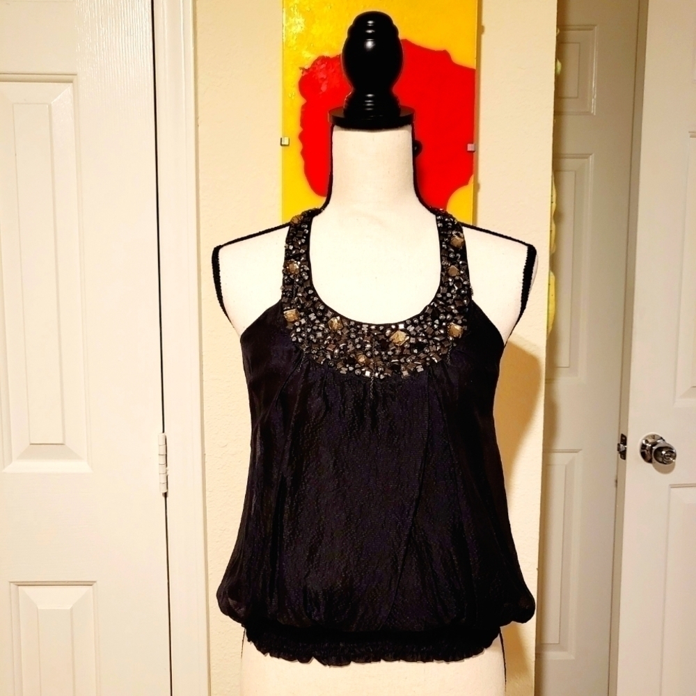 bebe | Silk Studded Halter - Picture 2 of 5